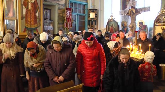 Богослужение в Корме в день рождения владыки Стефана. 03.01.2016 год. смотреть онлайн