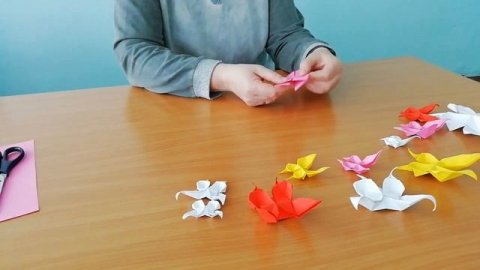 Изготовление изделия в технике оригами - 1