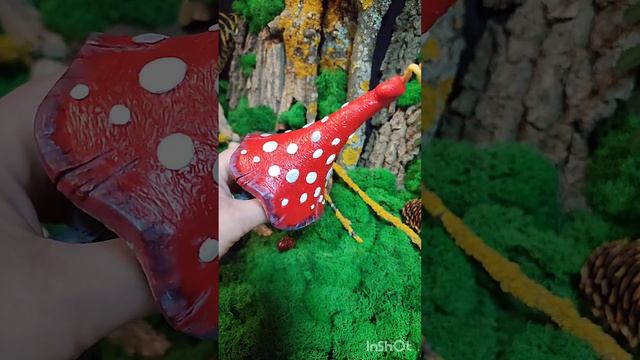 Восковая свеча гриб гигант Мухомор