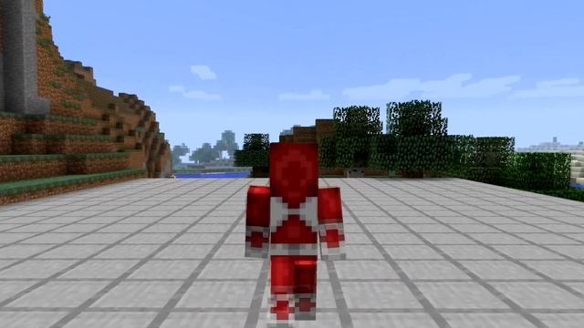 Red Power Ranger Minecraft Skin Spotlight смотреть онлайн