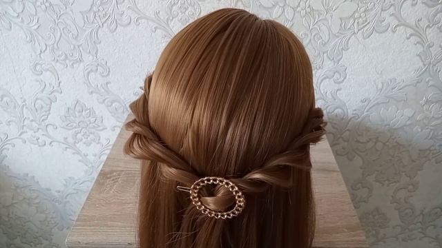 Дві швидкі зачіски зі шпильками / Две быстрые прически с заколками смотреть онлайн