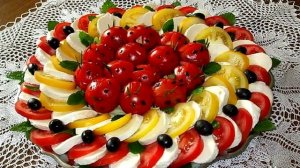 Овощная нарезка Красивое оформление Фото