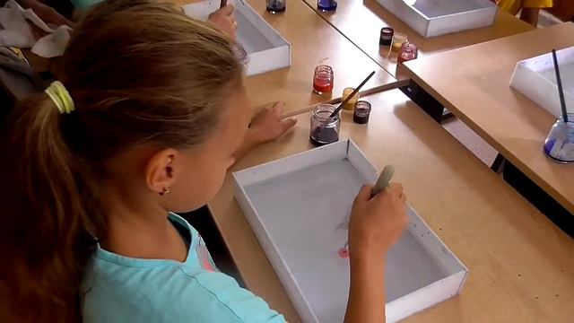 2019 08 23 Орбита Эбру рисование на воде смотреть онлайн