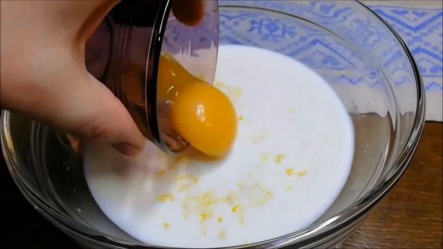 Ароматные булочки с ванильно-лимонным кремом. Воздушная выпечка. смотреть онлайн