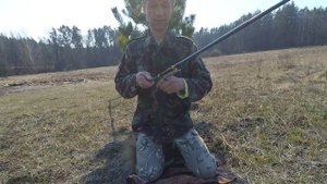 Мотовило с креплением для удочки с боковым кивком.