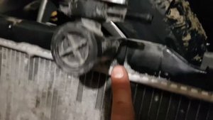 Устранение течи радиатора Sata.