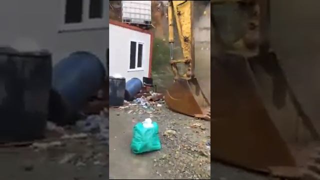 Обрушение котлована.