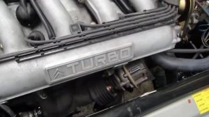 CX 25 GTi Turbo 2 engine rebuild running without exaust