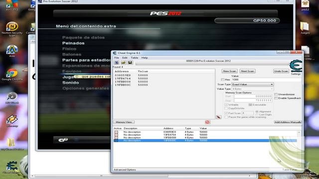 Hack Pro Evolution Soccer 2012 - GP - Liga Master