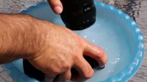 Как не стоит мыть фотоаппарат