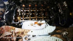 Peugeot 207 EP6 127т.км замена комлекта цепи и мск