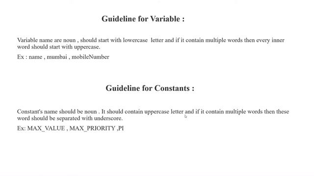 JAVA CODING GUIDELINE l  BEST PRACTICES