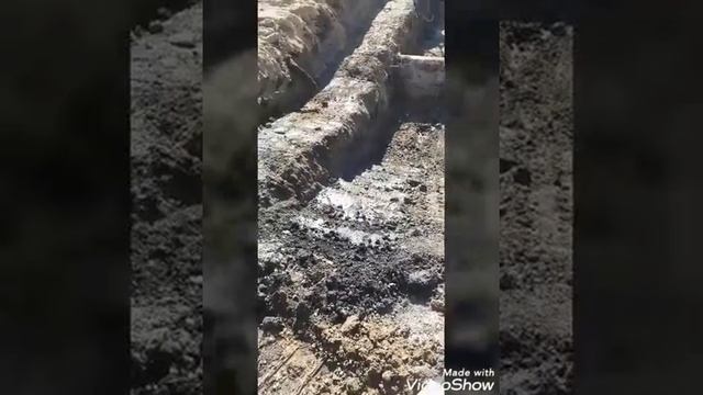 Как копать траншею с откосами на экскаваторе Асылхан курманалин смотреть онлайн