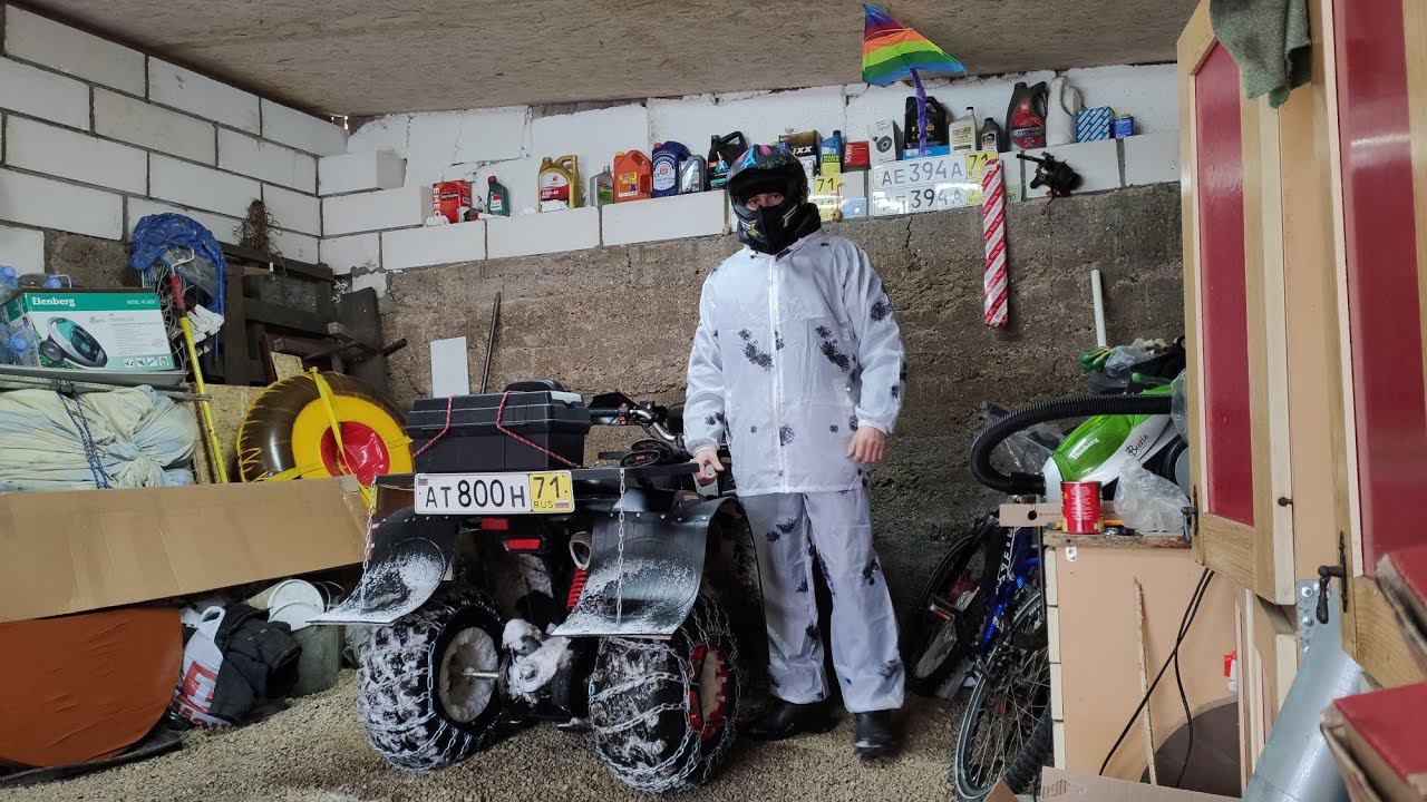 #10. Авантис Хантер 200 New, цепи противоскольжения, тест - драйв. смотреть онлайн