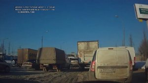 15.02.2021 съезд с М2 на мкад.