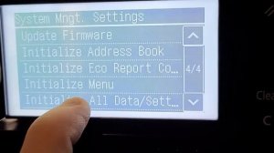 how factory reset a Canon MF 260 series MF269DW printers