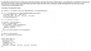 GIS: Date and geometry from JSON objects to Google Earth Engine?