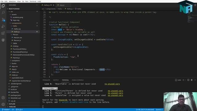 Learn React JS - #4 - Functional Components #reactjs #functional #components смотреть онлайн