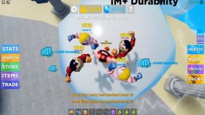 ПРОКАЧАЛ ДЕВОЧКУ НУБИКА ЧИТЕРСКИМИ ПЕТАМИ в Muscle Legends Roblox