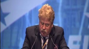 EUCDW President Elmar Brok at the EPP Congress in Marseille, France