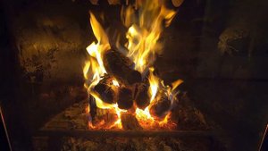 Fireplace - Lounge Music Christmas, КАМИН  Full HD .  горящий огнь и  спокойная зимняя музыка,