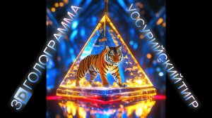 Живой тигр 3D голограмма #3dhologram #hologram #голограмма