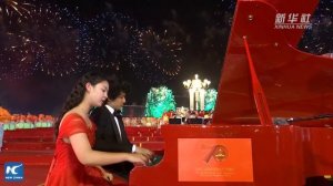 Breathtaking fireworks show celebrates new China's 70th anniversary