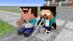 Monster School : Baby Zombie, Baby Herobrine and Baby Noob - Minecraft Animation