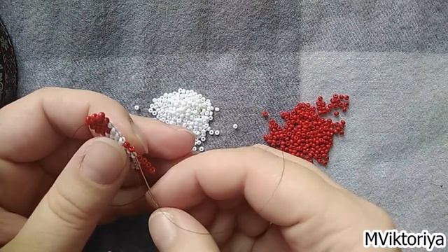 Буква "А" из бисера. Кирпичное плетение. Для начинающих. Мастер класс.