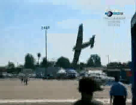 Падение самолета Ford Trimotor сразу после взлета