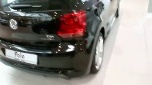 Black VW Polo 1.4 R-Line 85 Hp 177 Km/h 2012