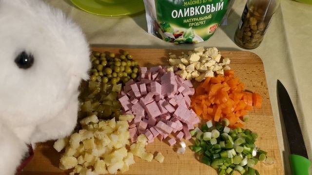Папа Мыш и дочка Мышка | Рецепт новогоднего салата ОЛИВЬЕ 2020
