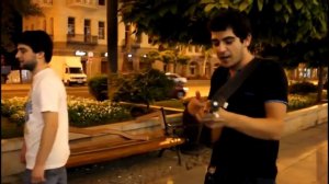 Грузинская песня в ритме "дечиг-пхIондар". Тбилиси.