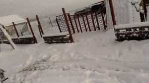 Зимний стант и дрифт на мопеде карпаты