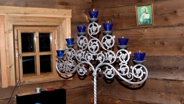 Подсвечник рождественская горка своими руками. | DIY | Украшаем дом.
