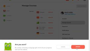 Duolingo - как удалить курс какого-либо языка? Как сбросить прогресс курса какого-либо языка? [ГАЙД