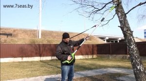 Как ухаживать за высокими деревьями ➤ высотный сучкорез Greenworks G24PS20 (2000107)