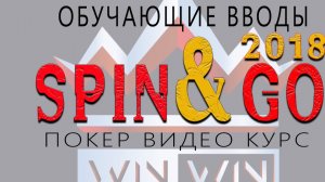 Покер Видео Курс! ПАК ОБУЧАЮЩИХ ВОДОВ ПО SPIN&GO от Win-Win Poker за 2018