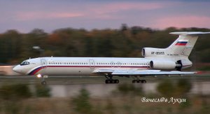 Посадка Туполева Ту-154М RF-85855