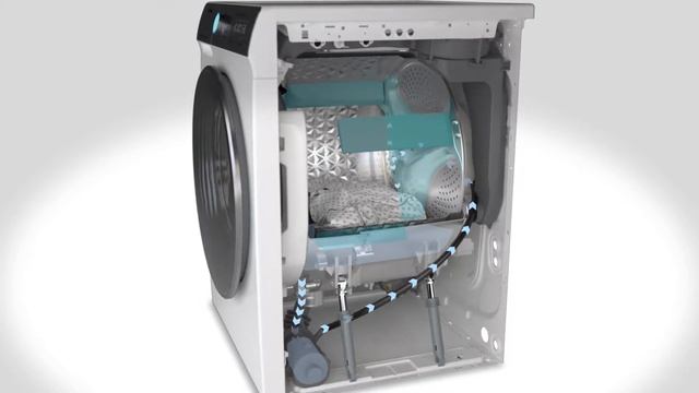 Hisense WM Inverter motor HQ, 3D animation смотреть онлайн