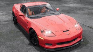 Chevrolet Corvette C6 ZR1: необычный краш-тест с манекенами в BeamNG.drive