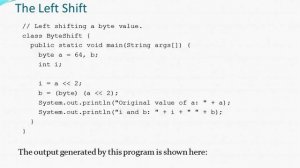 The Bitwise Operators - Java  (Logical, NOT, AND, OR, XOR, Left & Right Shift, Assignments)