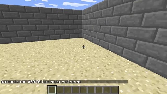 Minecraft Plugin | BankNotes! (Put Money onto Physical Paper!) | Tutorial смотреть онлайн