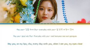 SULLYOON (NMIXX) Mr. Chu (orignal: Apink) Lyrics (Color Coded Lyrics)