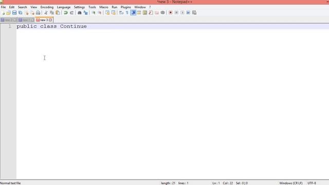 Java Continue Statement смотреть онлайн
