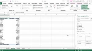 Сводная диаграмма в Excel