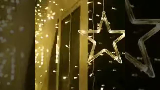Новогодние гирлянды Звезды смотреть онлайн