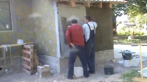 Штукатурка мокрого фасада дома