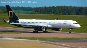 National Geographic Boeing 757-200 @ London Luton Airport, LTN - 04/06/23