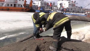 Учения на потенциально опасном объекте. ПТУ Амурская нефтебаза